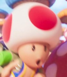 Toad Surprised Meme Template