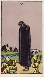 5 of cups Meme Template