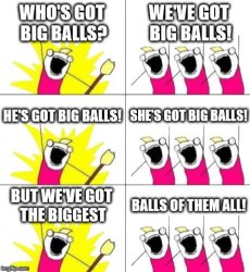 Big Balls Meme Template