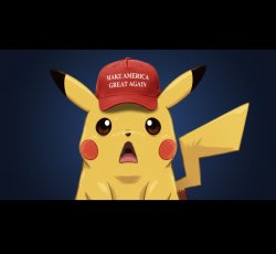 MAGA Surprised Pikachu Meme Template