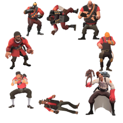 TF2 Team Laugh Meme Template