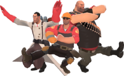 tf2 team dance Meme Template