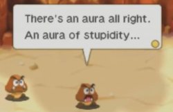 An Aura of Stupidity Meme Template