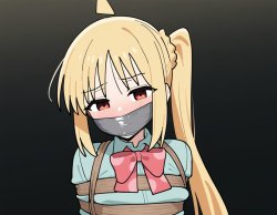 Nijika Ijichi Wrapping Gagging Meme Template