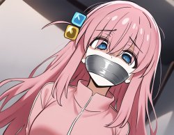 Hitori Gotoh Wrapping Gagging Meme Template