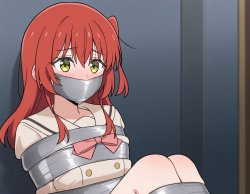 Ikuyo Kita Wrapping Gagging Meme Template
