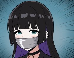 PA-san Wrapping Gagging Meme Template