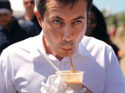 Pete Buttigieg Plastic Straws Meme Template