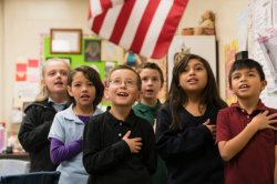 Pledge of Allegiance kids Meme Template