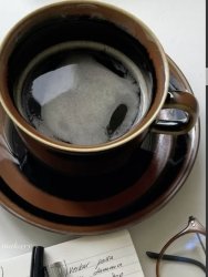 Coffee and Writing. Meme Template