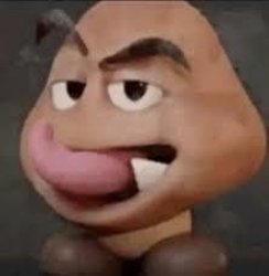 Freaky Goomba Meme Template