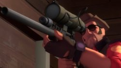 Sniper TF2 Firing Meme Template