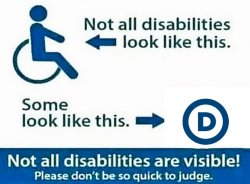 Democrat Disabilities Meme Template