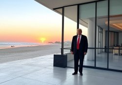 Trump resort hotel on Gaza beach Meme Template