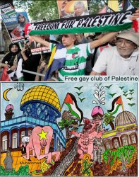 Free gay club of Palestine  نادي المثليين المجاني في فلسطين  Fil Meme Template