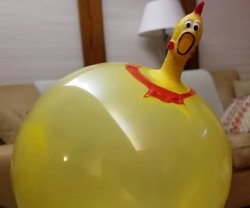 Rubber Chicken Inflation Meme Template