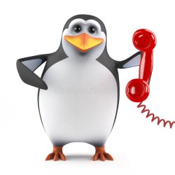 Penguin call Meme Template