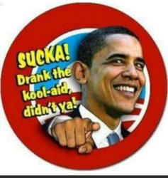 Obama drink the Kool Aid Meme Template