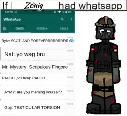 If Zonig had WhatsApp Meme Template
