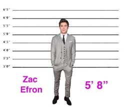 Celeb height Meme Template