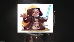 Obi-Wan Kenobi - Infinite Ghost Force Battery Meme Template