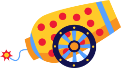 Circus Cannon Stock Meme Template