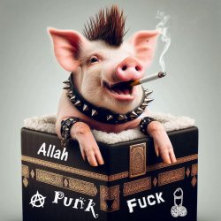 Allah is kind and stoned. #allah #allahakbar #punk #allahpunk #i Meme Template