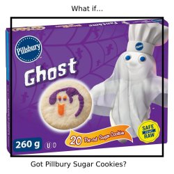 What if blank got Pillsbury Sugar Cookies? Meme Template