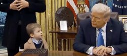 Trump and the Presidents kid Meme Template