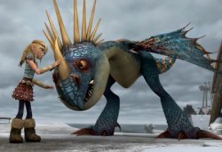 Astrid and Stormfly Meme Template