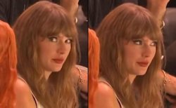 Taylor Swift eyes look around Meme Template