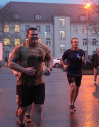 Pete Hegseth Jogging Meme Template
