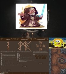 Runes | Infinite Book Of Force Sight Meme Template