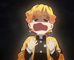 crying zenitsu Meme Template