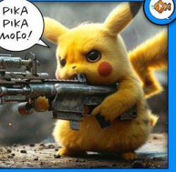 pikagun Meme Template