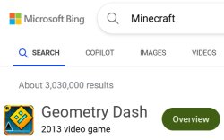 I Typed In Minecraft And I Got Geometry Dash Meme Template