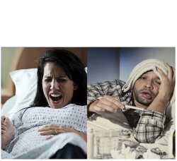 Man flu Meme Template