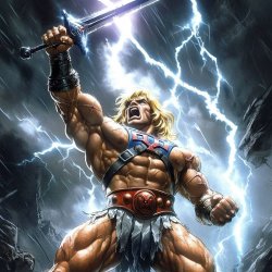 He-Man power physique Meme Template