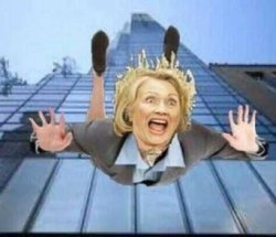 Hillary falling Meme Template