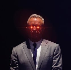 Rfk laser eyes Meme Template