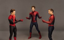 Spiderman Trio Meme Template