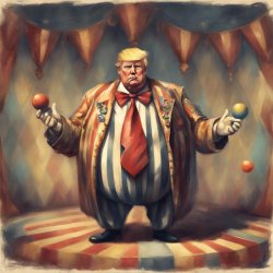 Donald Trump - Elect a Clown, Expect a Circus Meme Template