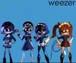 Murder Drones Weezer Meme Template