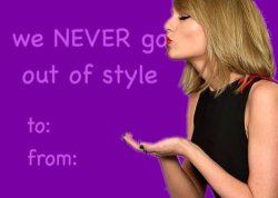 VDay Card Taylor Swift Meme Template