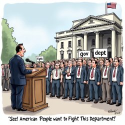 Gov department cut backs Meme Template
