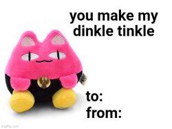you make my dinkle tinkle Meme Template