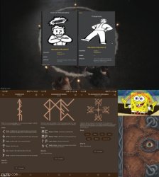 Rune Perks Eye Book | Cult Of Presence Battery Meme Template