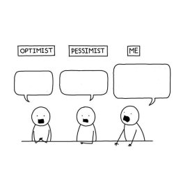 optimist pessimist Meme Template