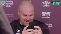 Sean Dyche Holding Phone Meme Template