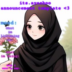 its.ayeshoo announcement template <3 Meme Template